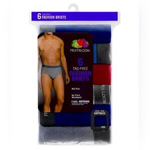 Men’s XL Tag-Free Fashion Briefs